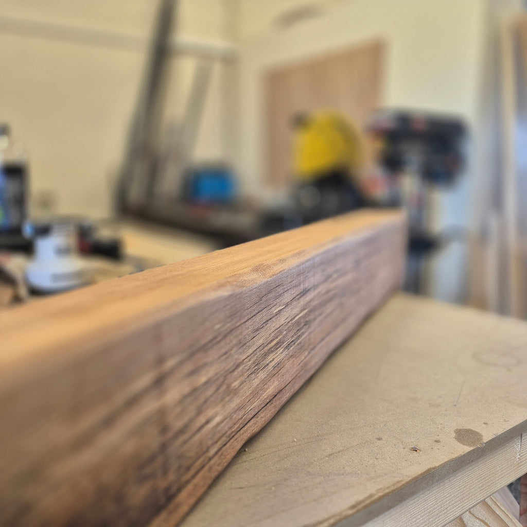 Rustic Oak Mantel Beam - 10cm x 15cm - A.B Woodworking