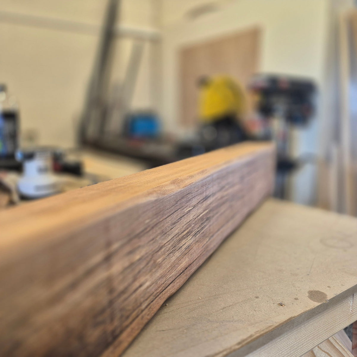 Rustic Oak Mantel Beam - 10cm x 15cm - A.B Woodworking