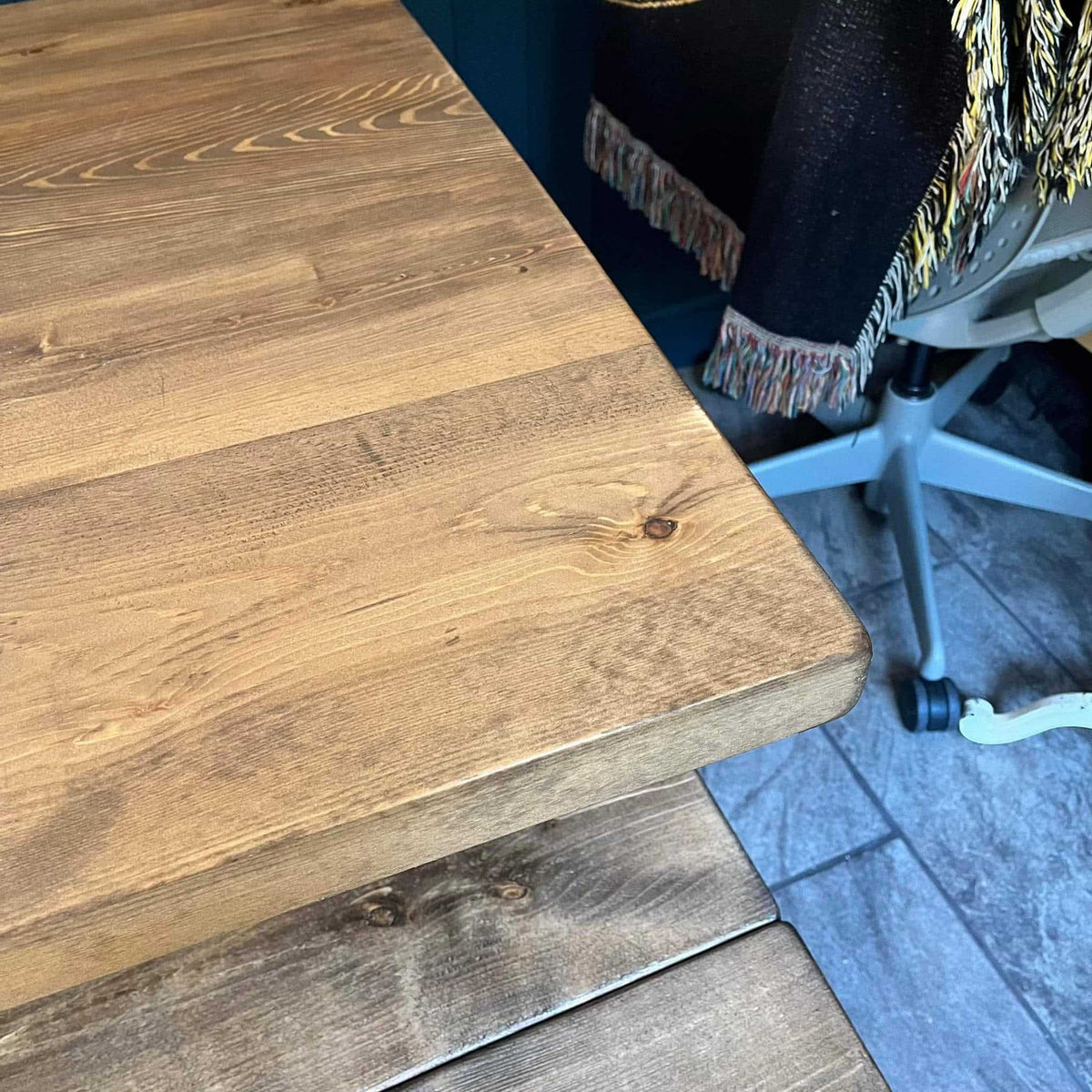Stockton X-Leg Dining Table - 67.5cm Wide - A.B Woodworking
