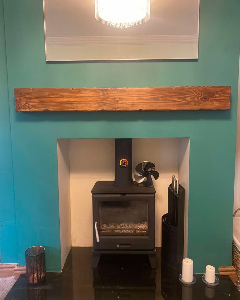 Rustic Pine Mantel Beam - 7.5cm x 15cm - A.B Woodworking